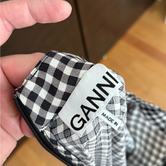 Ganni Checkered Dress sz 4 - Picture 4 of 4